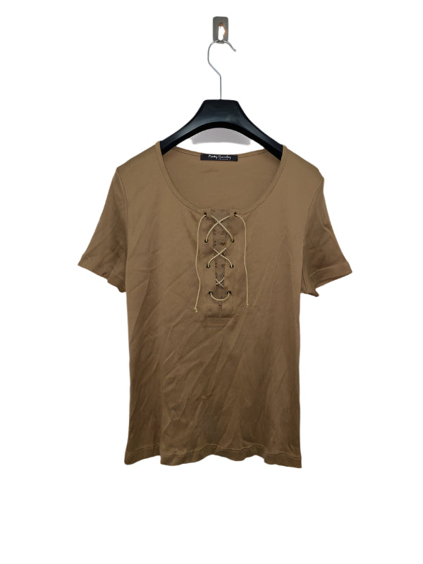 VINTAGE brown blouse (L)
