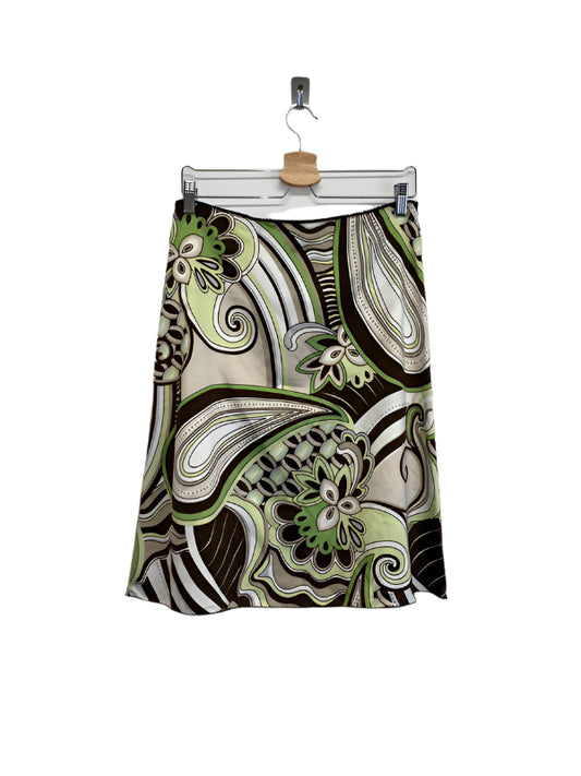 VINTAGE pattern midi skirt (S/M)