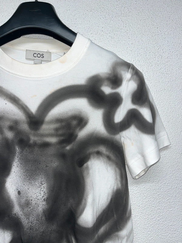CUSTOMIZED COS graffiti airbrush vase graphic baby t-shirt (S)