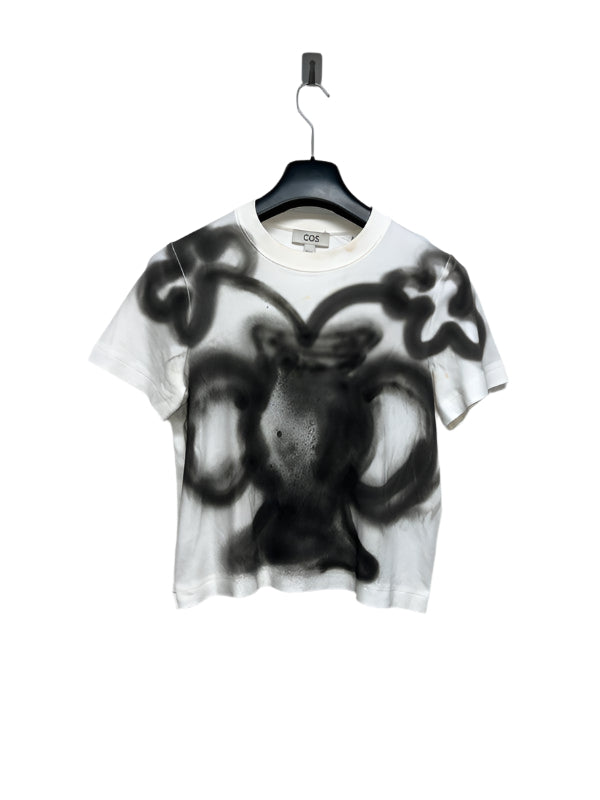 CUSTOMIZED COS graffiti airbrush vase graphic baby t-shirt (S)