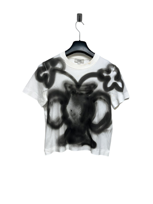 CUSTOMIZED COS graffiti airbrush vase graphic baby t-shirt (S)