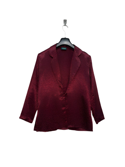 VINTAGE snakeskin effect shiny light jacket (M)