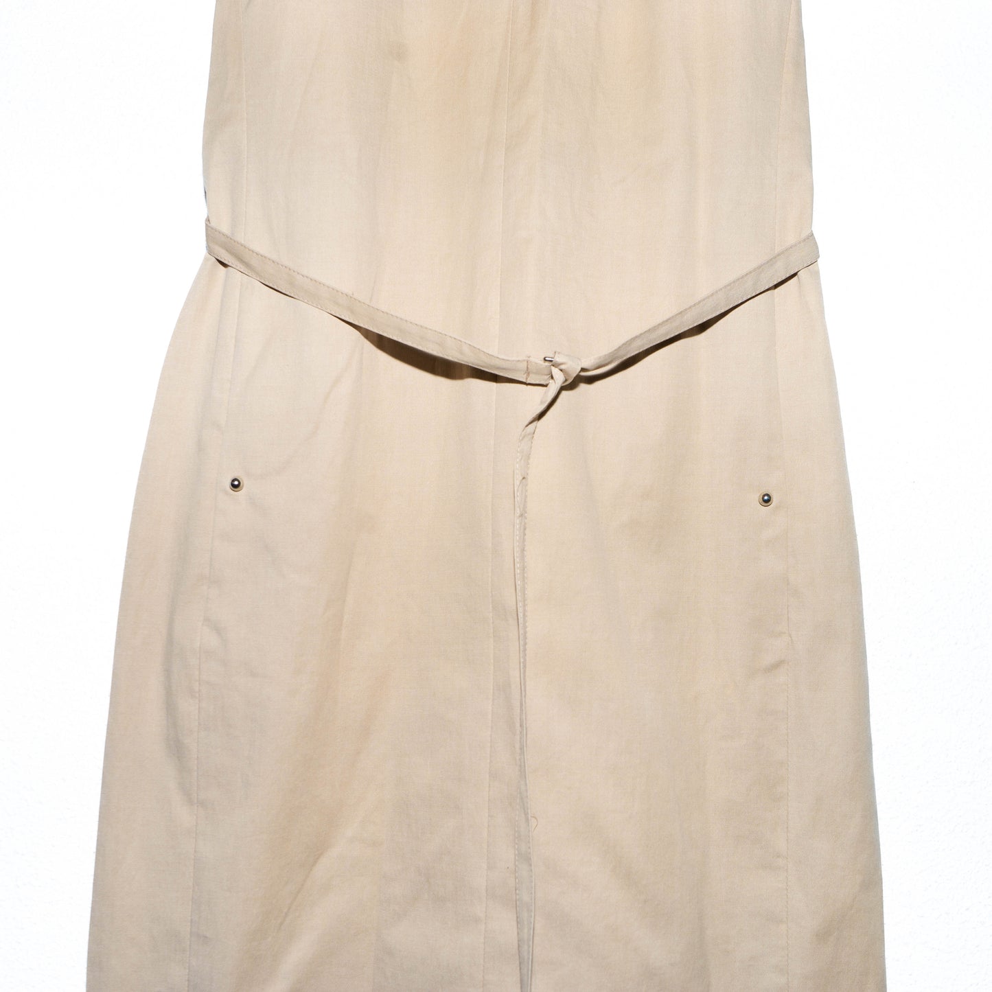 MAX MARA Beige mini dress with belt (S)