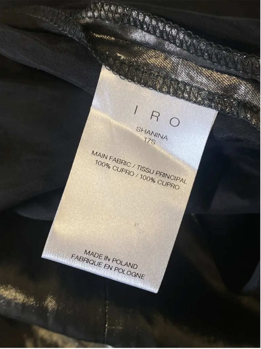 IRO silver skirt (XS)