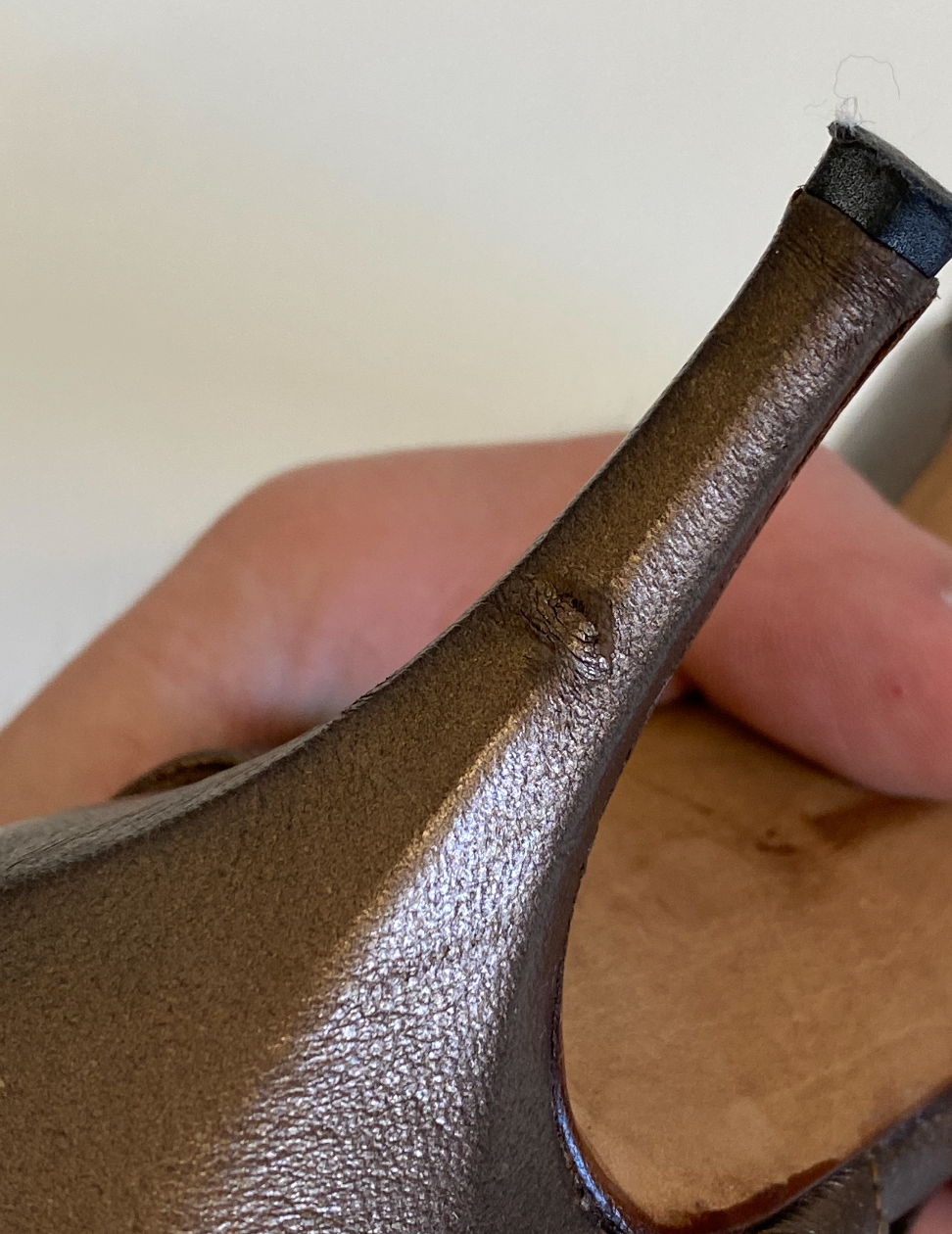 MANOLO BLAHNIK leather brown heels (36)