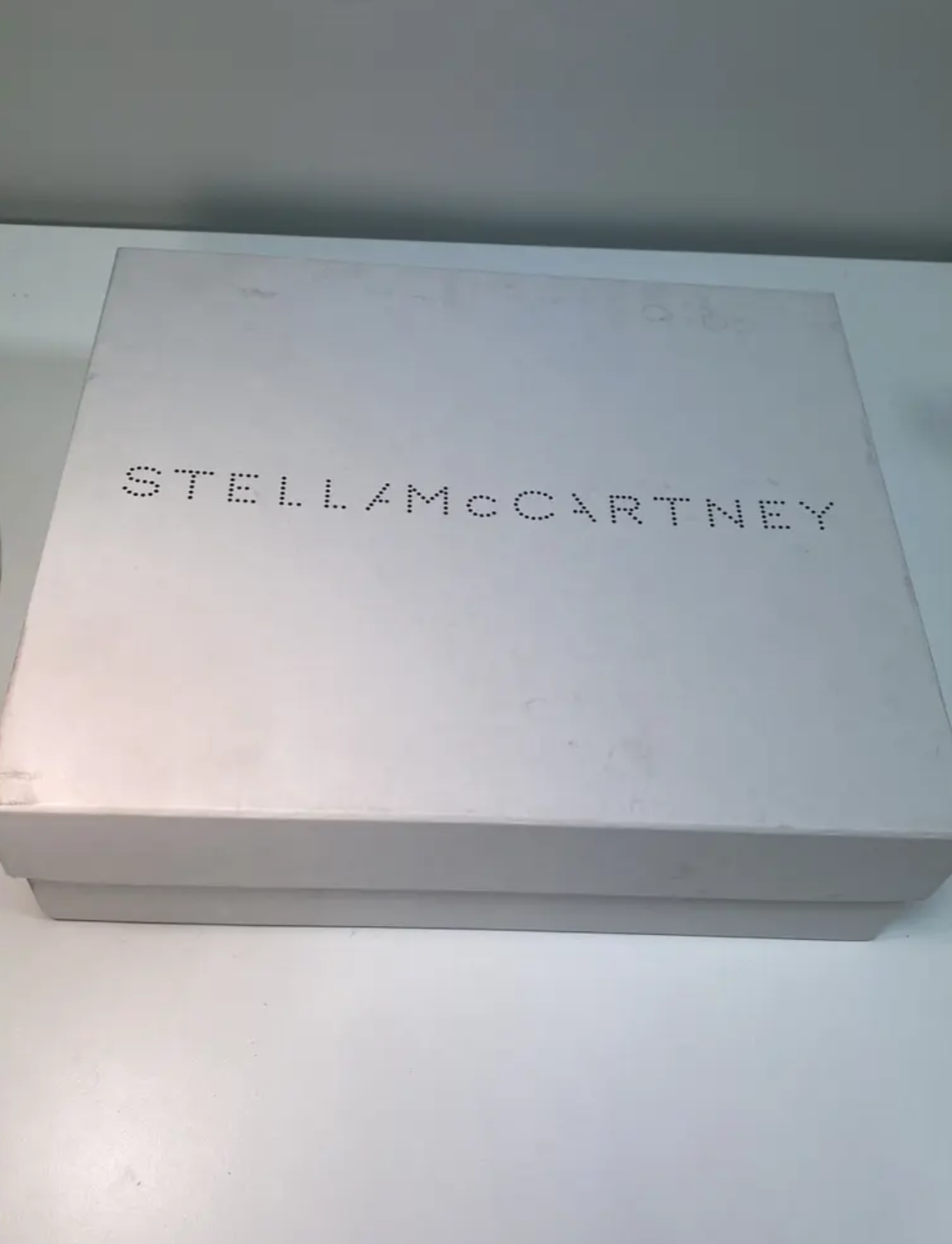 STELLA MCCARTNEY black leather skyla loafer low boots (36,5)