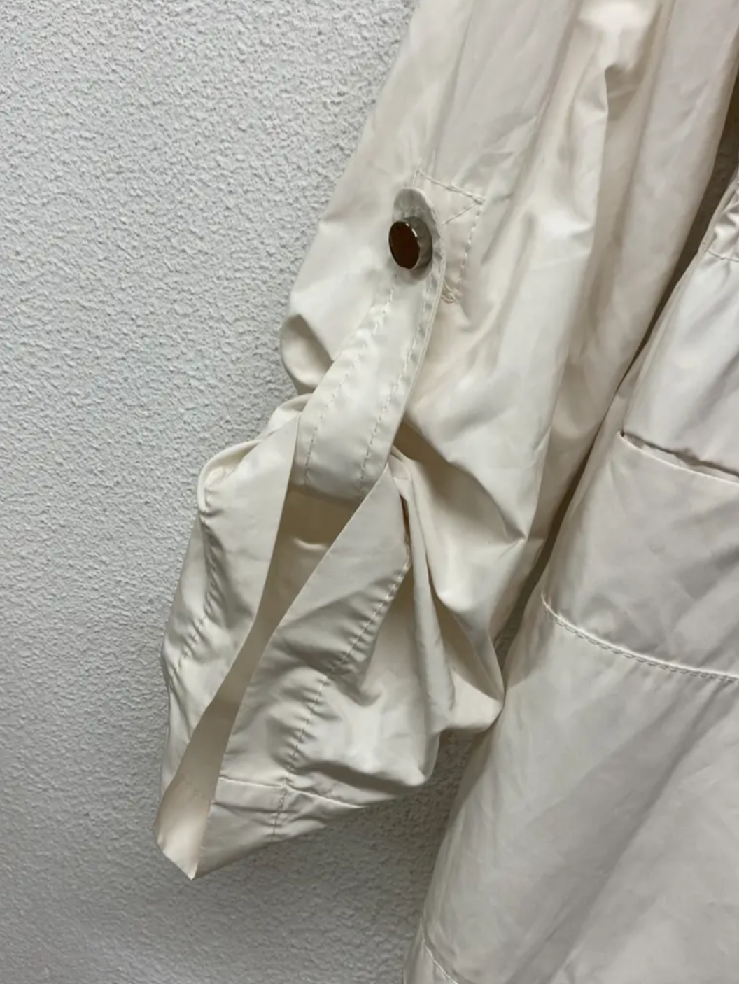 MAX MARA Studio white trench coat