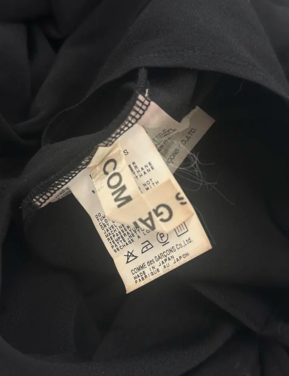 COMME DES GARÇONS 1996 asymmetrical dress (S)