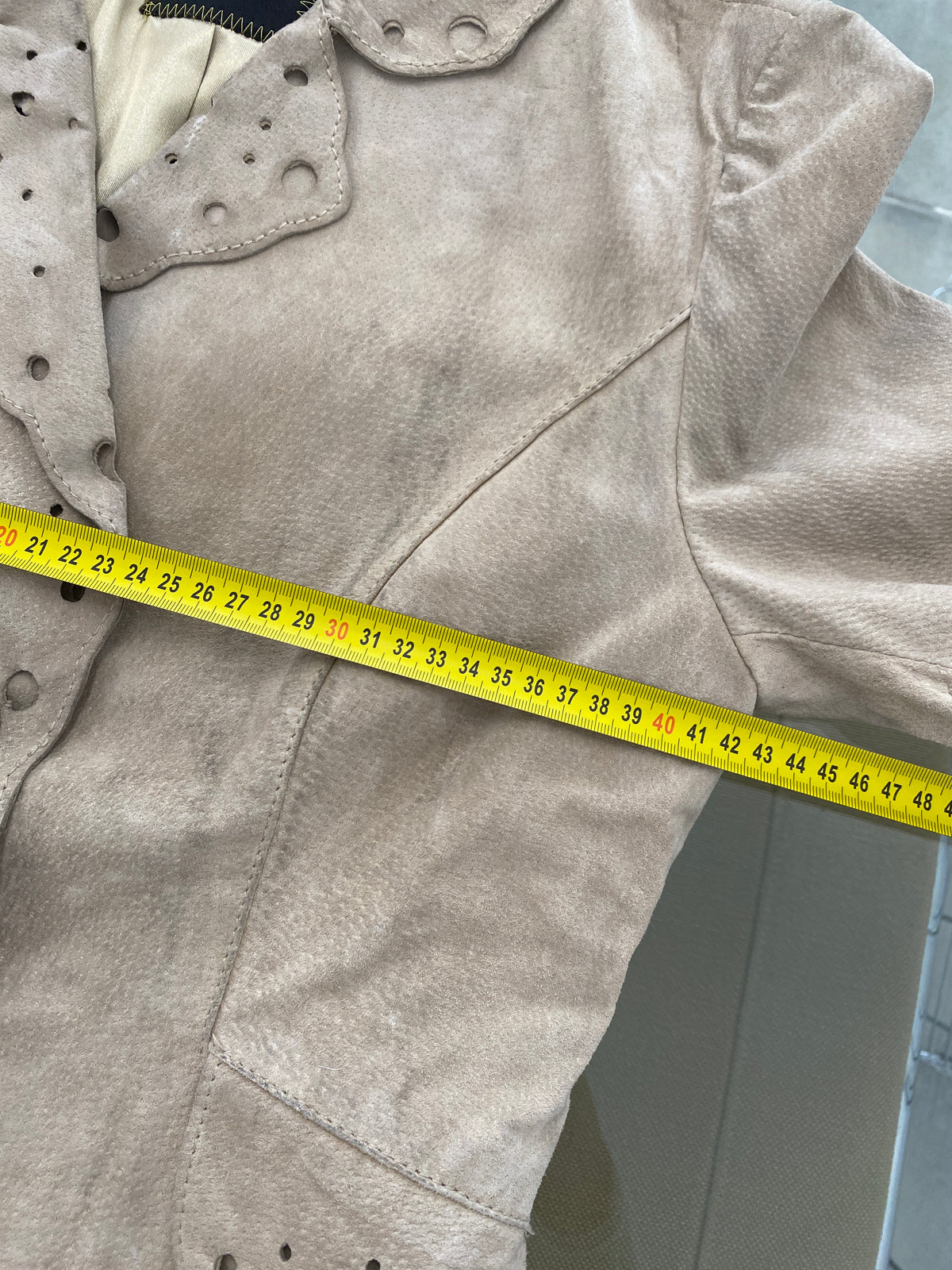 Ferrache Vintage leather jacket (M)