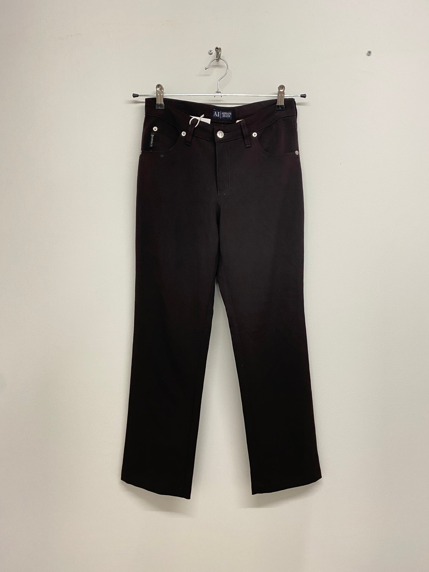 ARMANI dark brown trousers (XS)