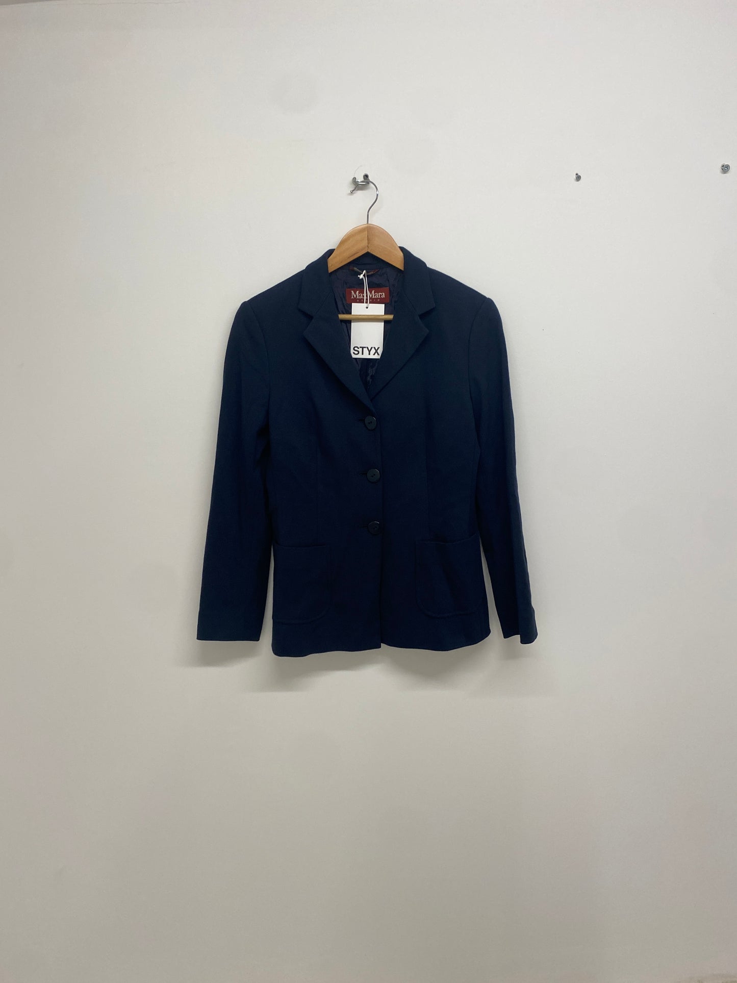 MAX MARA navy blue blazer (M)