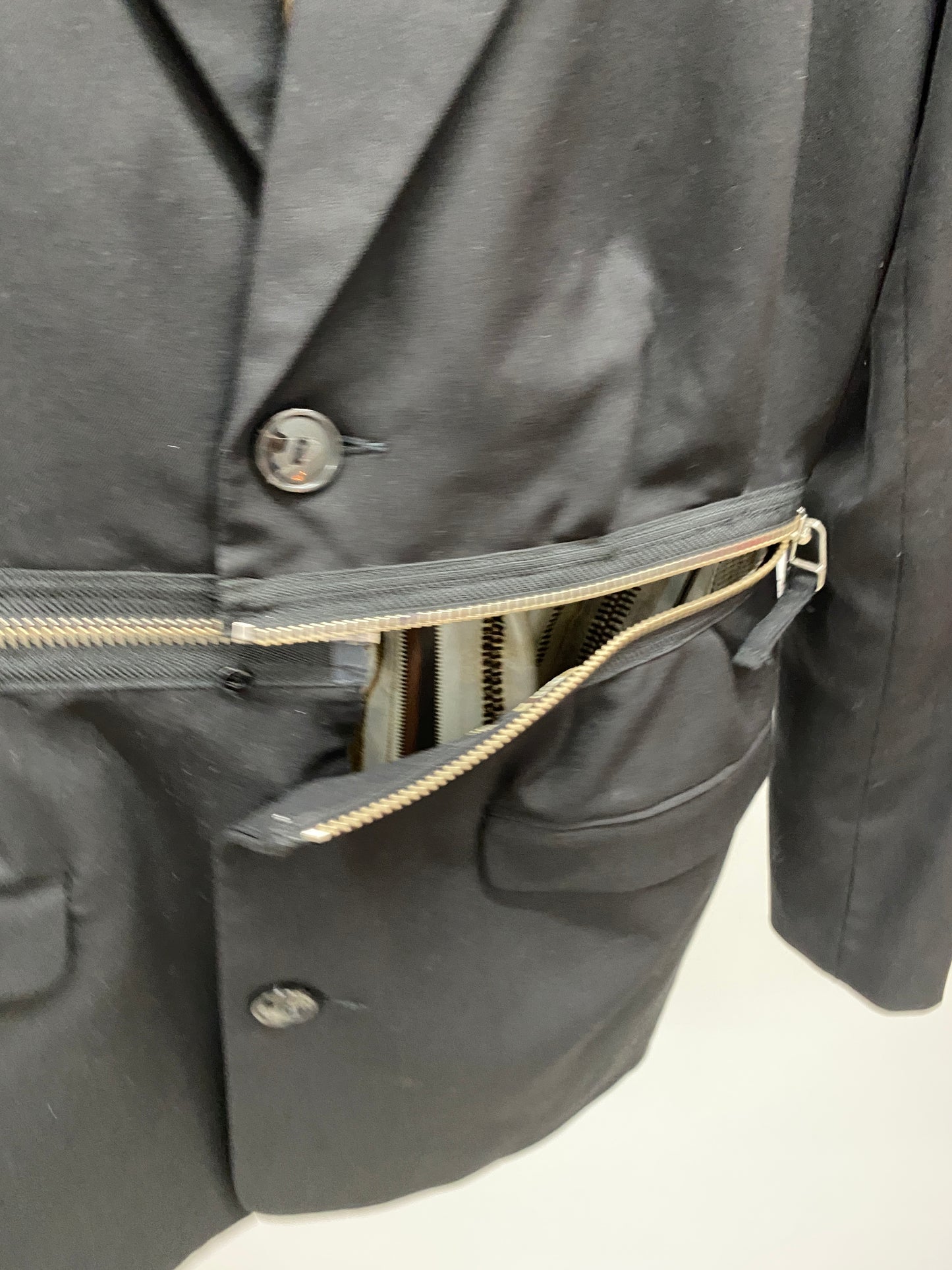JEAN PAUL GAULTIER half zipper blazer (S)