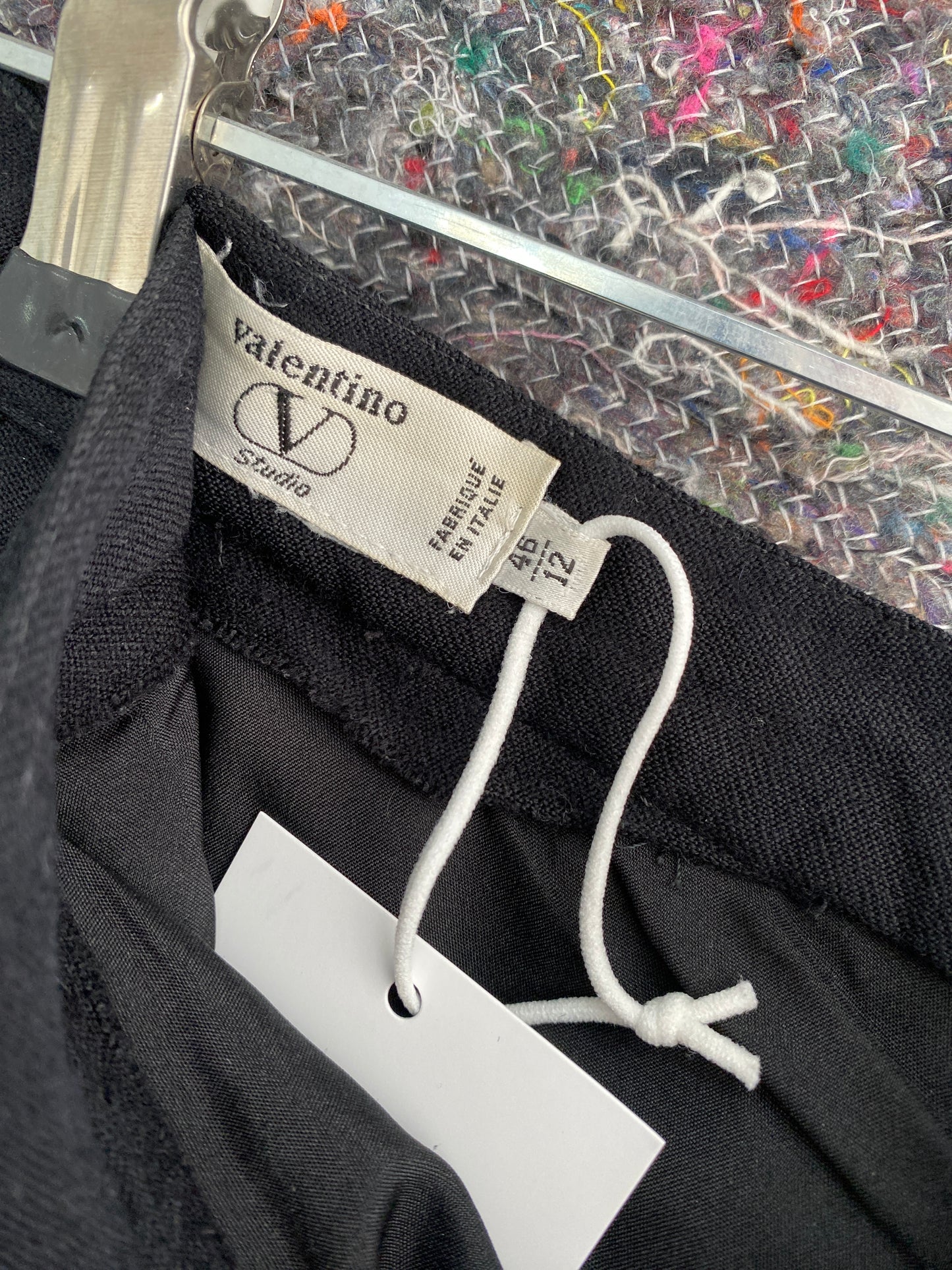 VALENTINO black pencil skirt (XL)