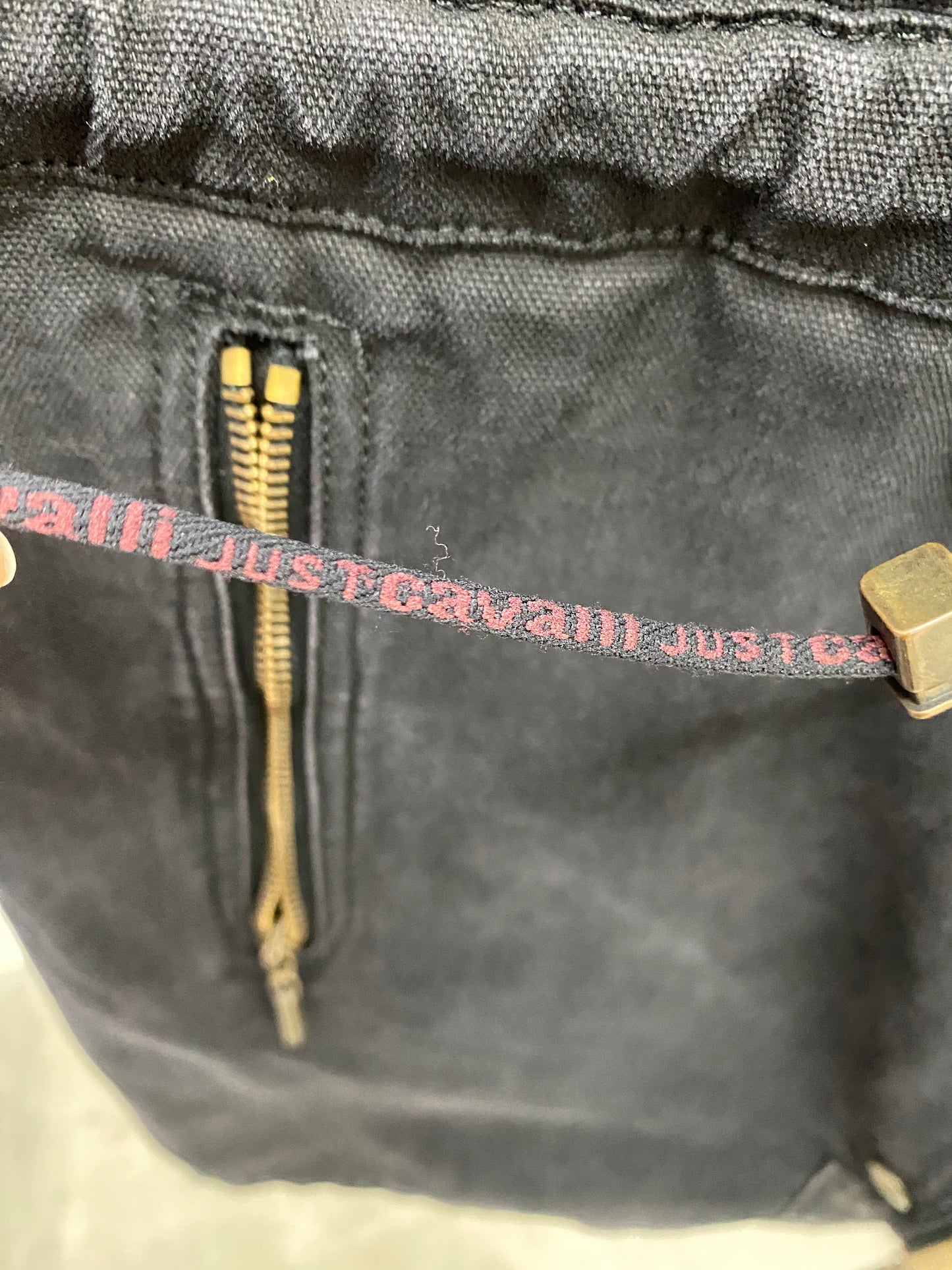 ROBERTO CAVALLI zipper black jacket (M)