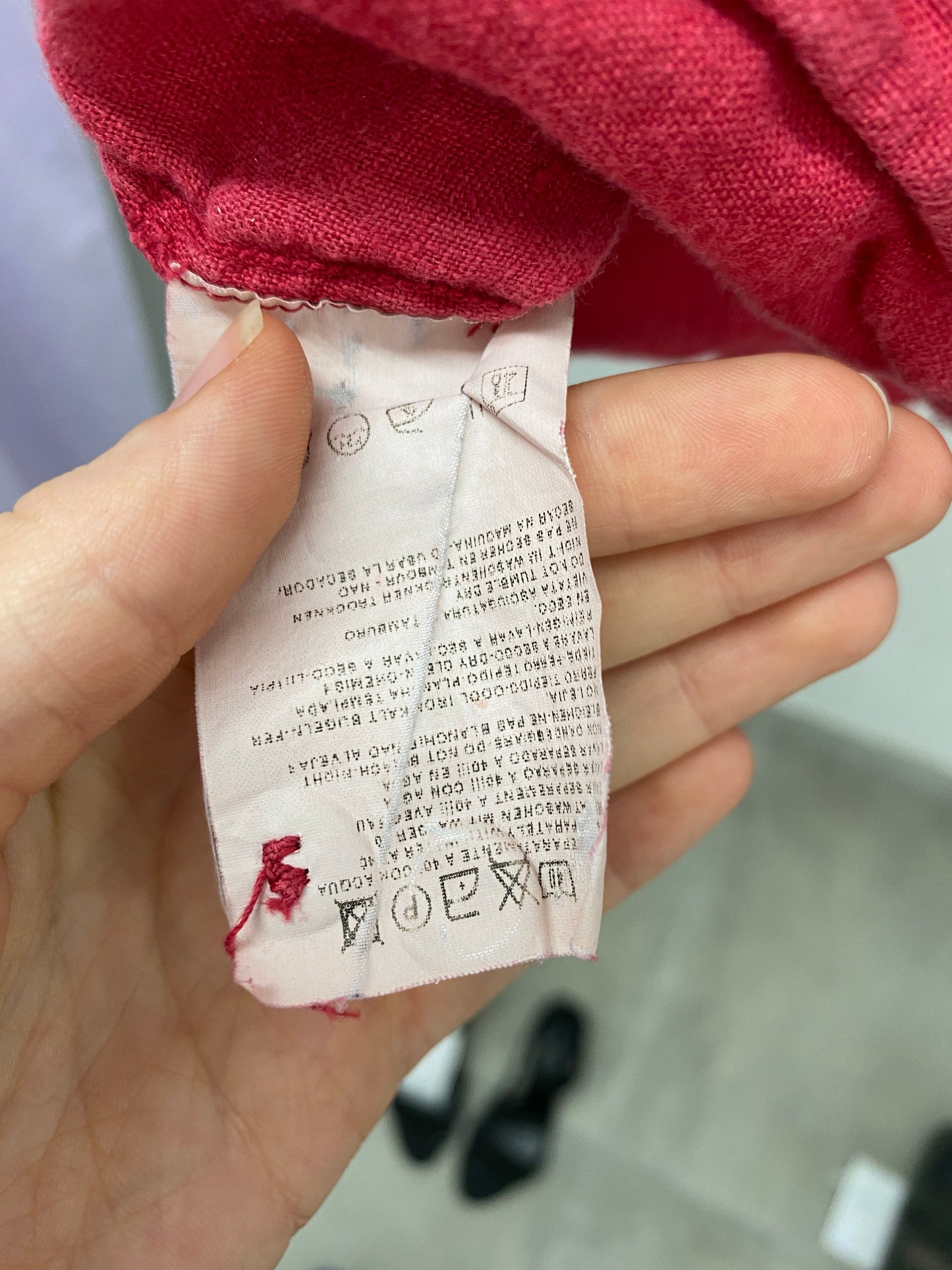 CP COMPANY pink sleeveless shirt (S)