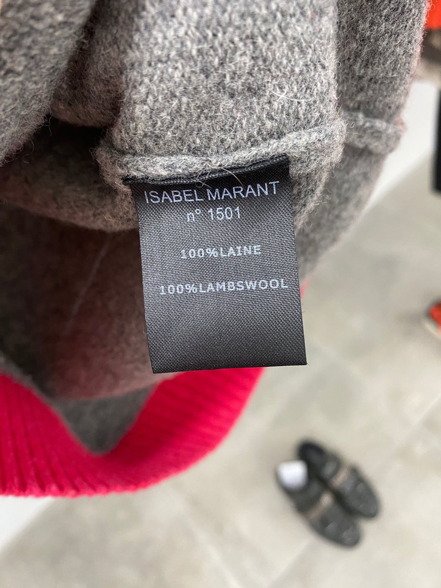 ISABEL MARANT colorblock sweater (S)