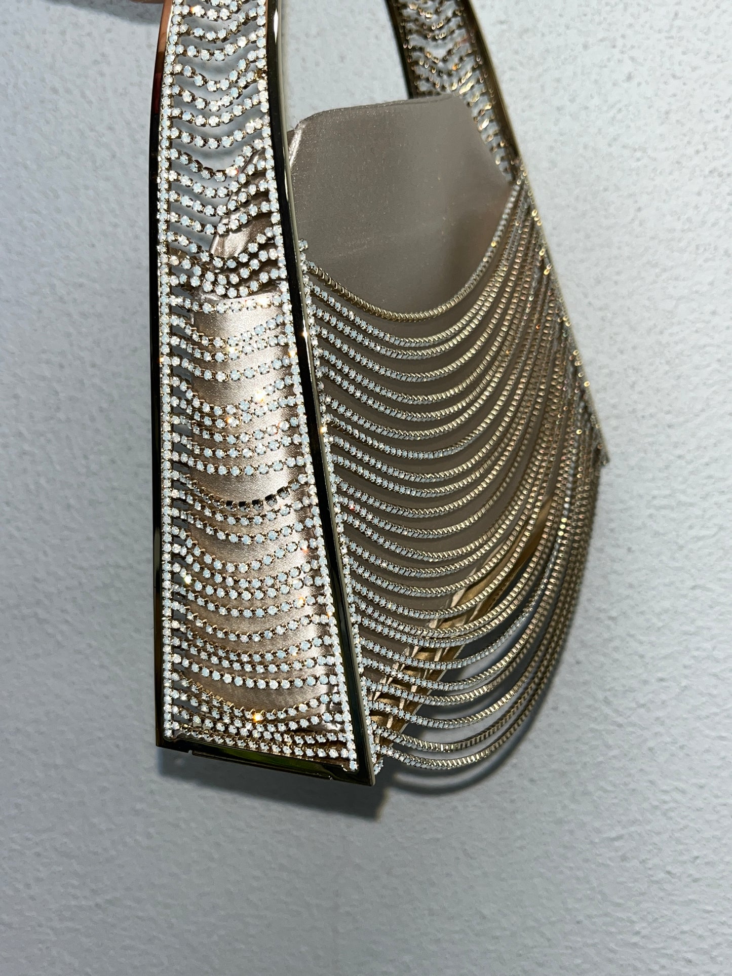 BENEDETTA BRUZZICHES rhinestone handbag