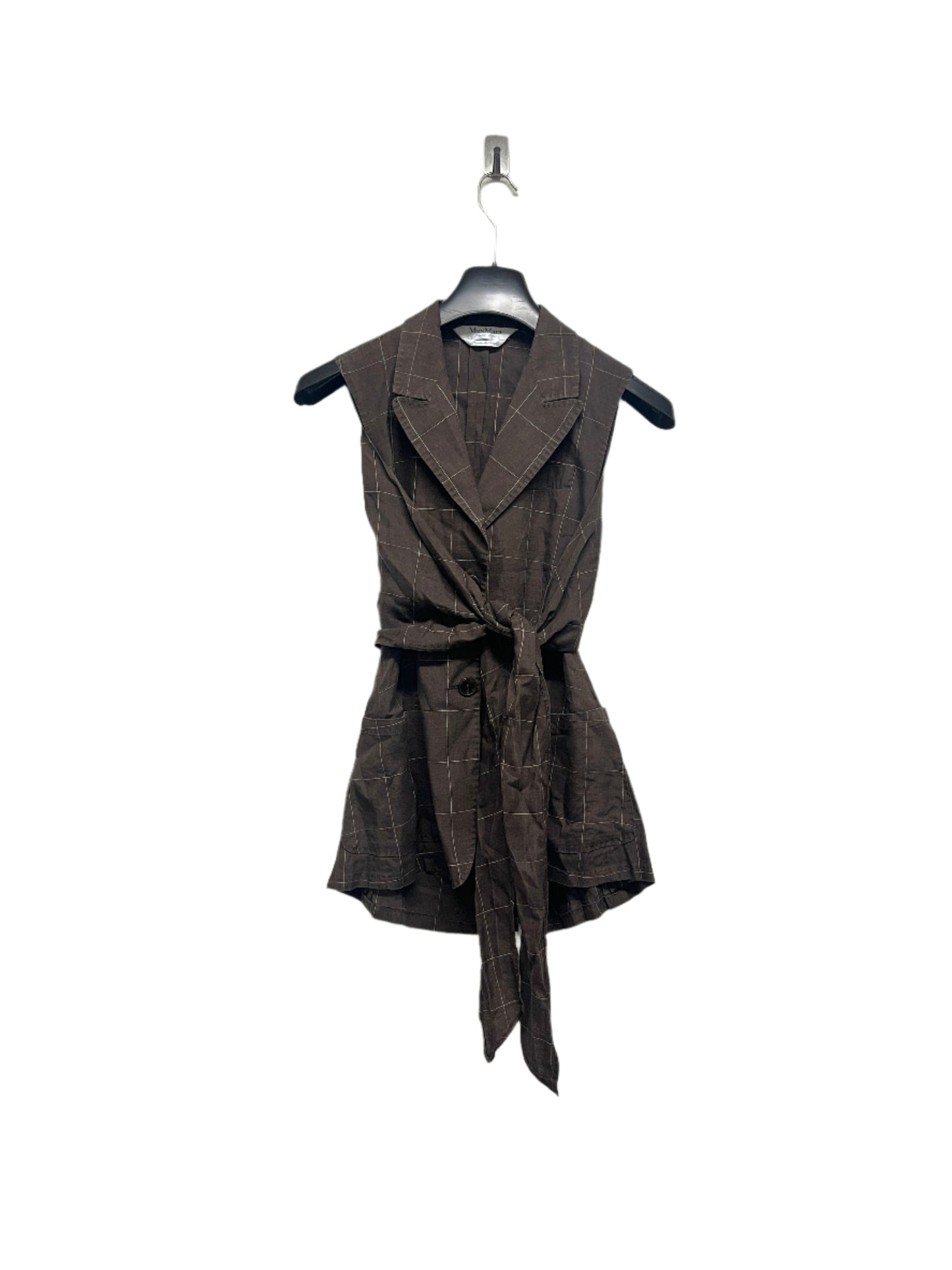 MAX MARA linen brown vest (XL)