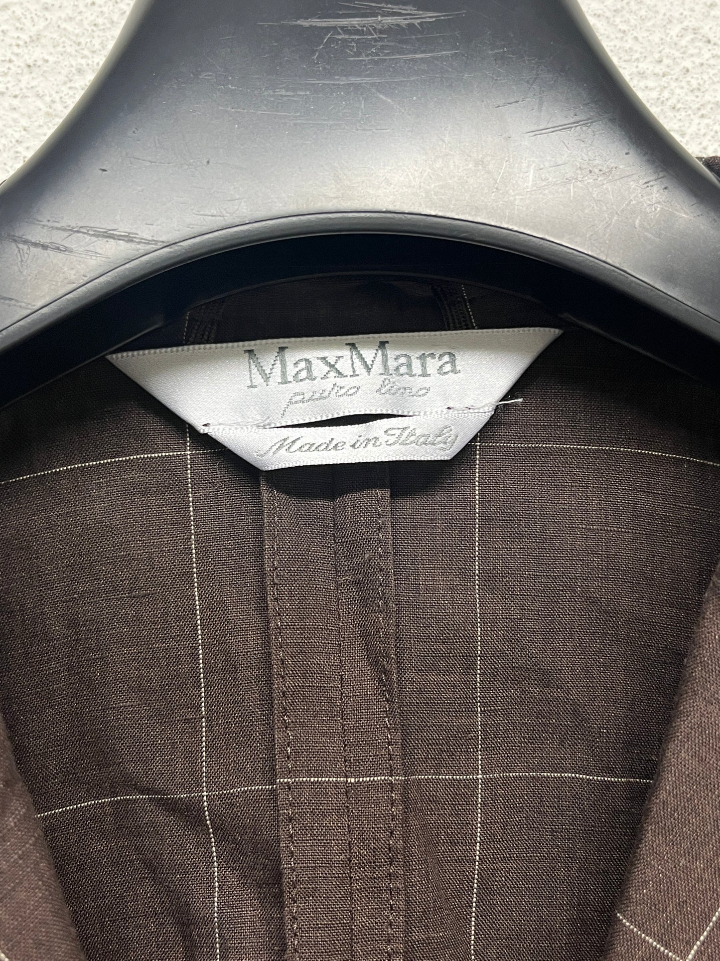 MAX MARA linen brown vest (XL)