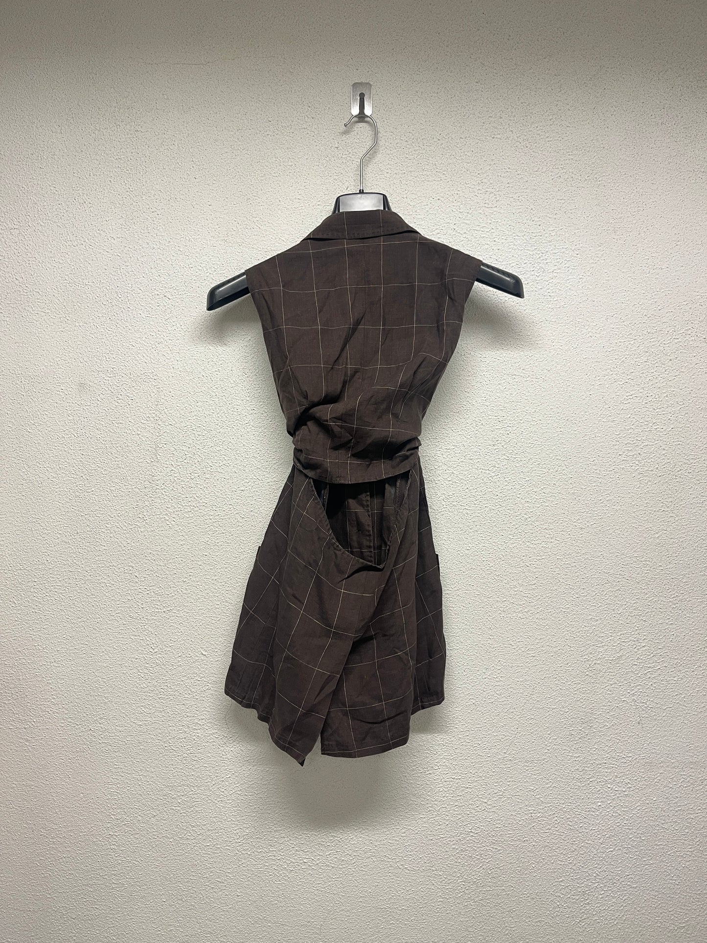 MAX MARA linen brown vest (XL)