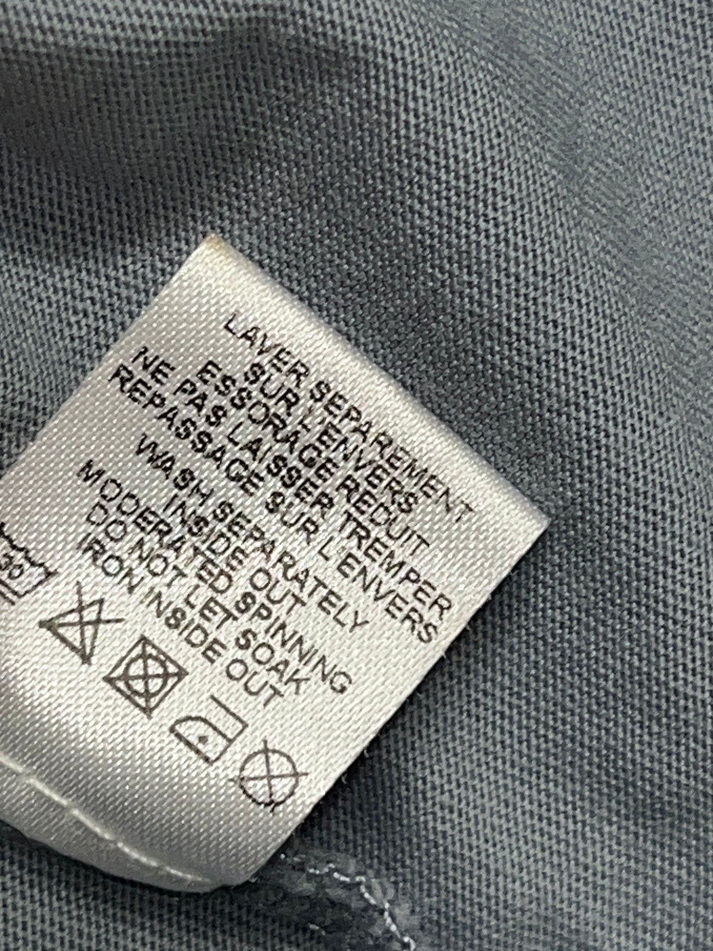DIOR cotton logo grey tee (XS/S)
