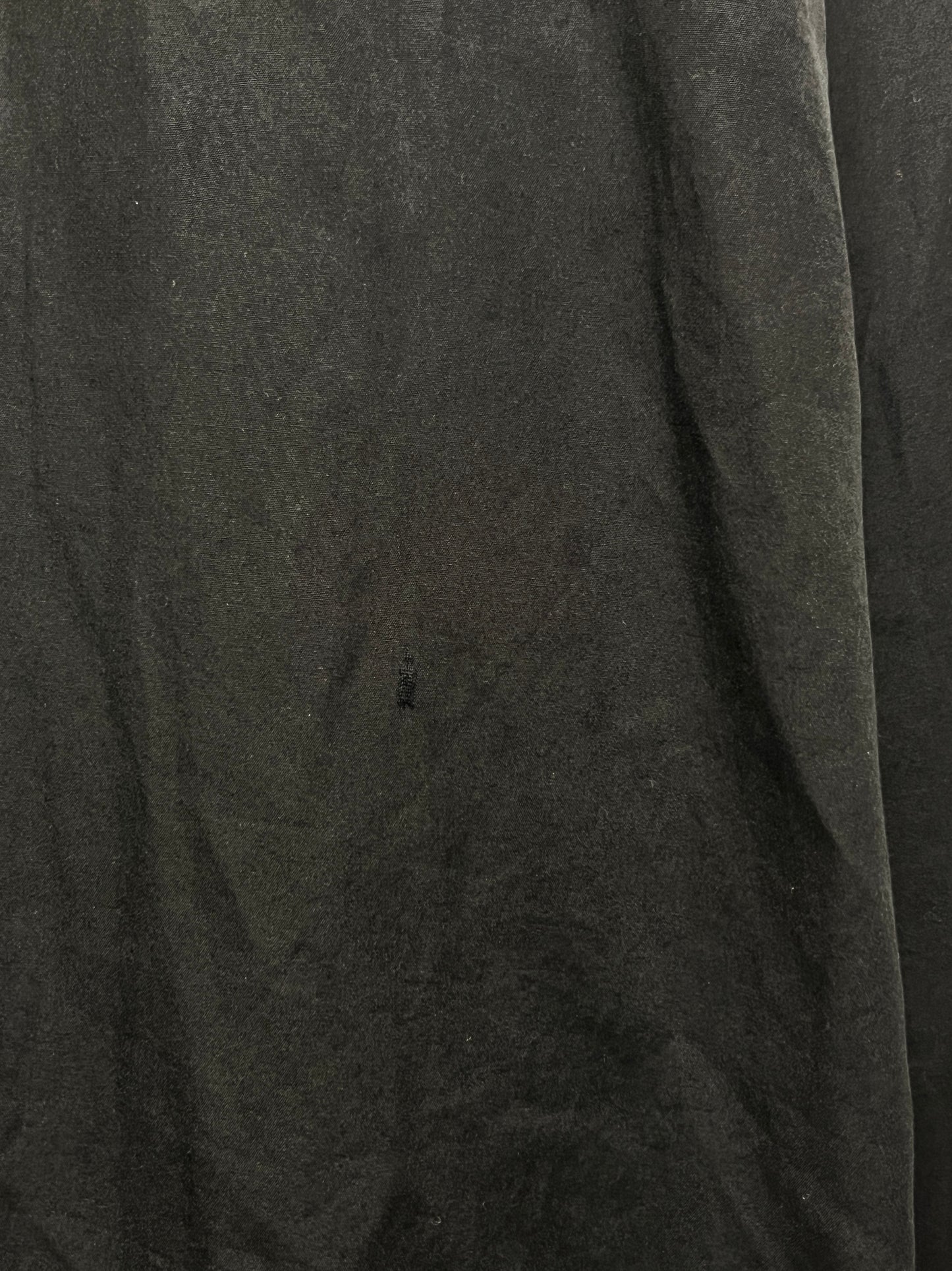 OUR LEGACY black shirt with distressed details (M)