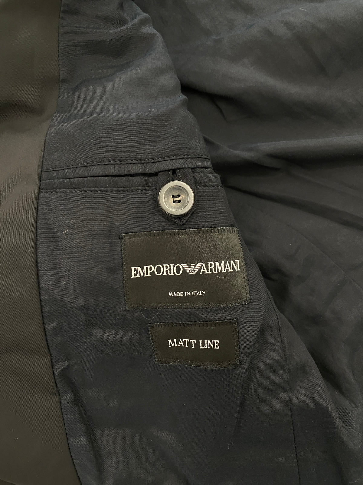 Emporio Armani Fall/Winter 2010 black jacket (54 IT)