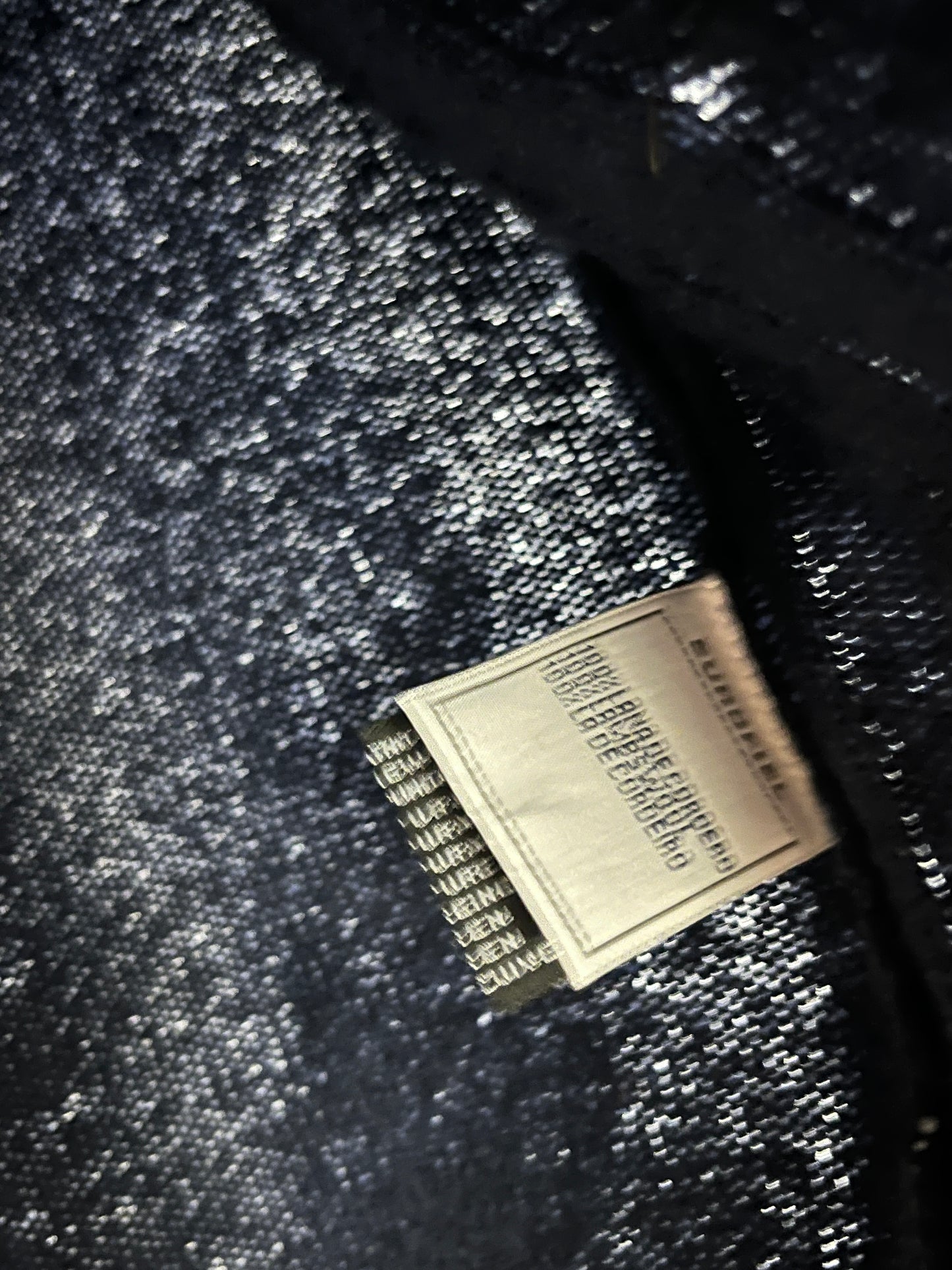 YVES SAINT LAURENT wool navy cable knit vest (M)