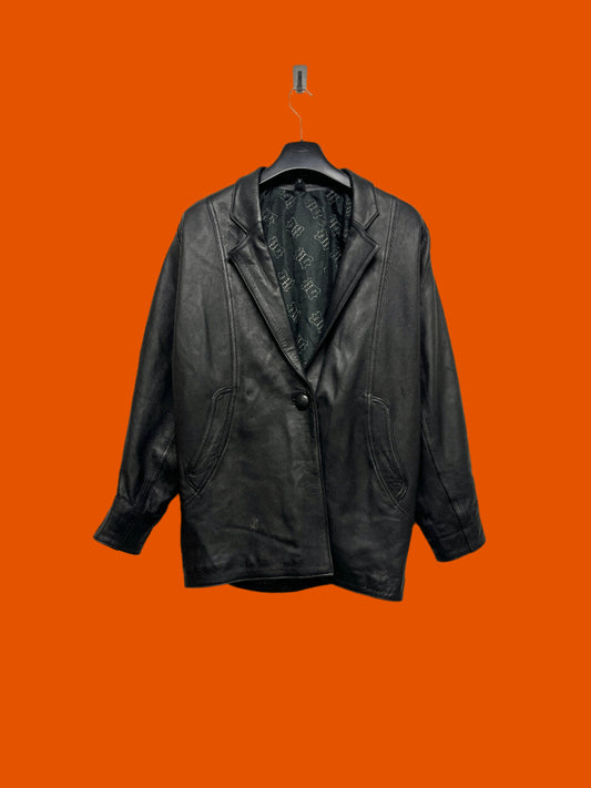 VINTAGE leather jacket (M)