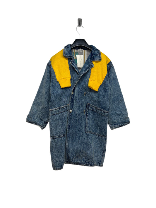 VINTAGE denim jacket with sweater attached (XS/S)