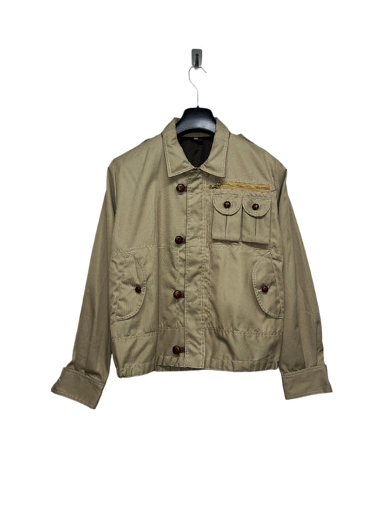 VINTAGE military cargo trucker jacket (S/M)