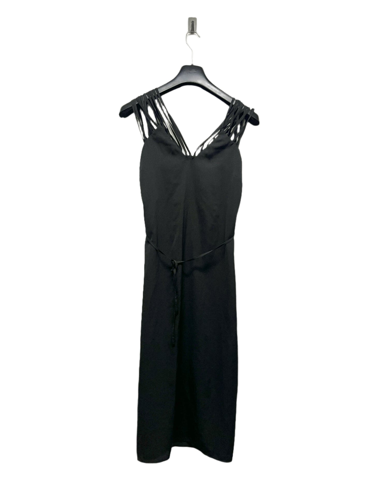 MAISON MARGIELA black dress with multi straps (S)