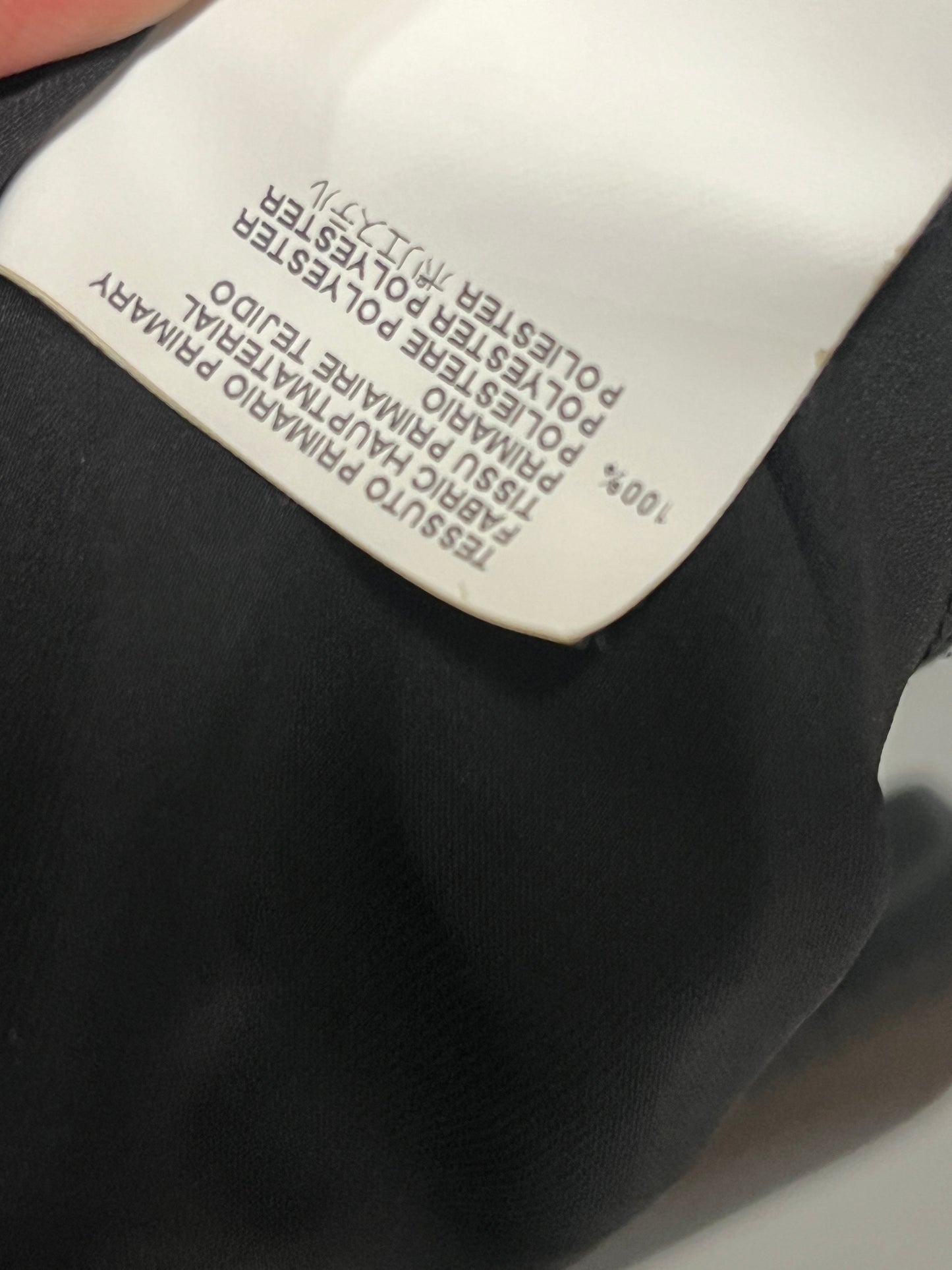 MAISON MARGIELA black dress with multi straps (S)