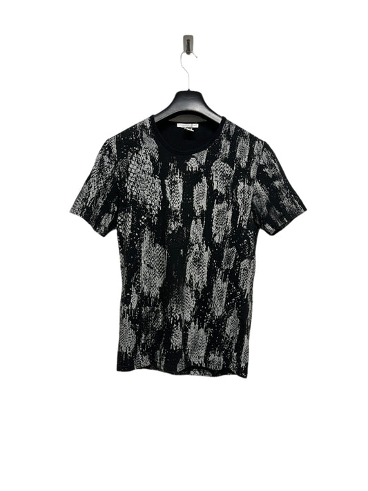 ROBERTO CAVALLI black snakeskin print t-shirt (M)