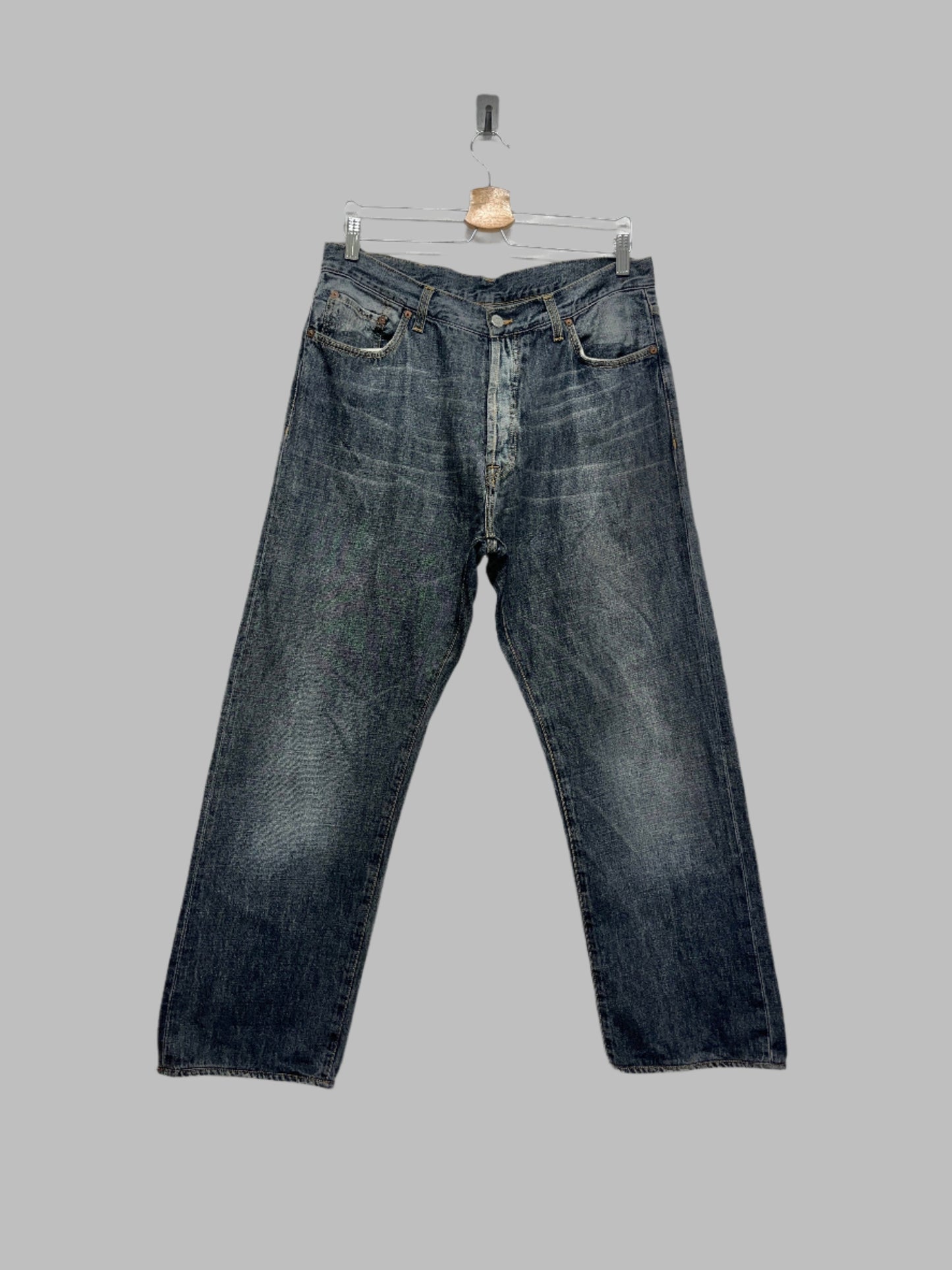 GUCCI loose fit denim grey jeans (M/L)