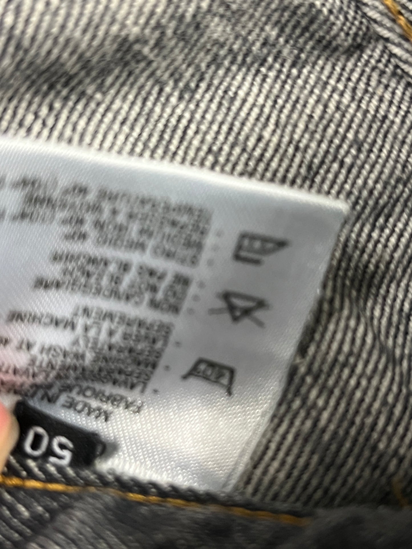 GUCCI loose fit denim grey jeans (M/L)