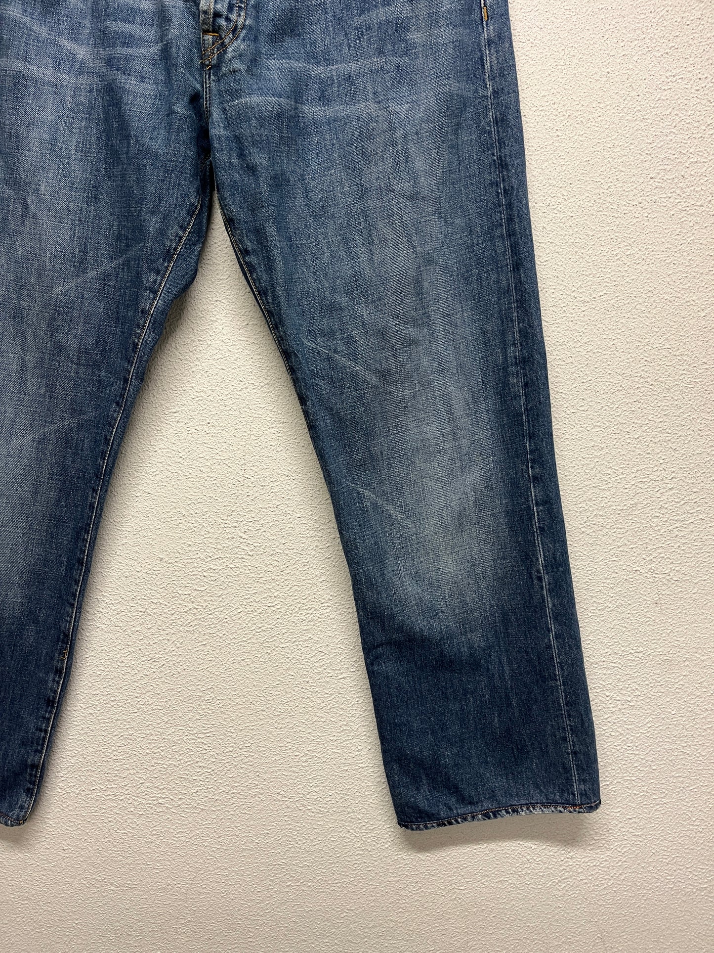 GUCCI loose fit denim blue jeans (M/L)