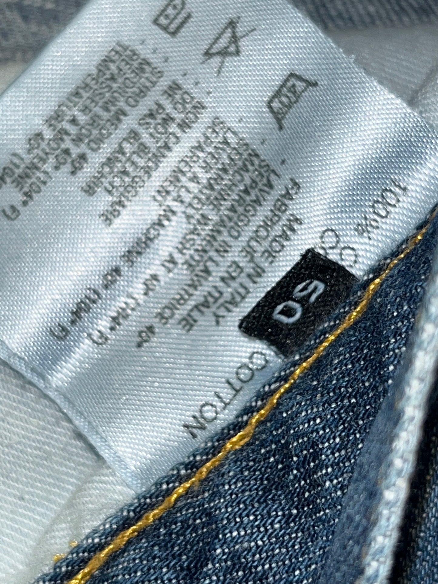 GUCCI loose fit denim blue jeans (M/L)