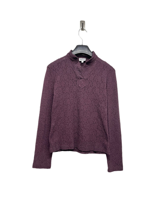 DOLCE & GABBANA purple lace top (S)
