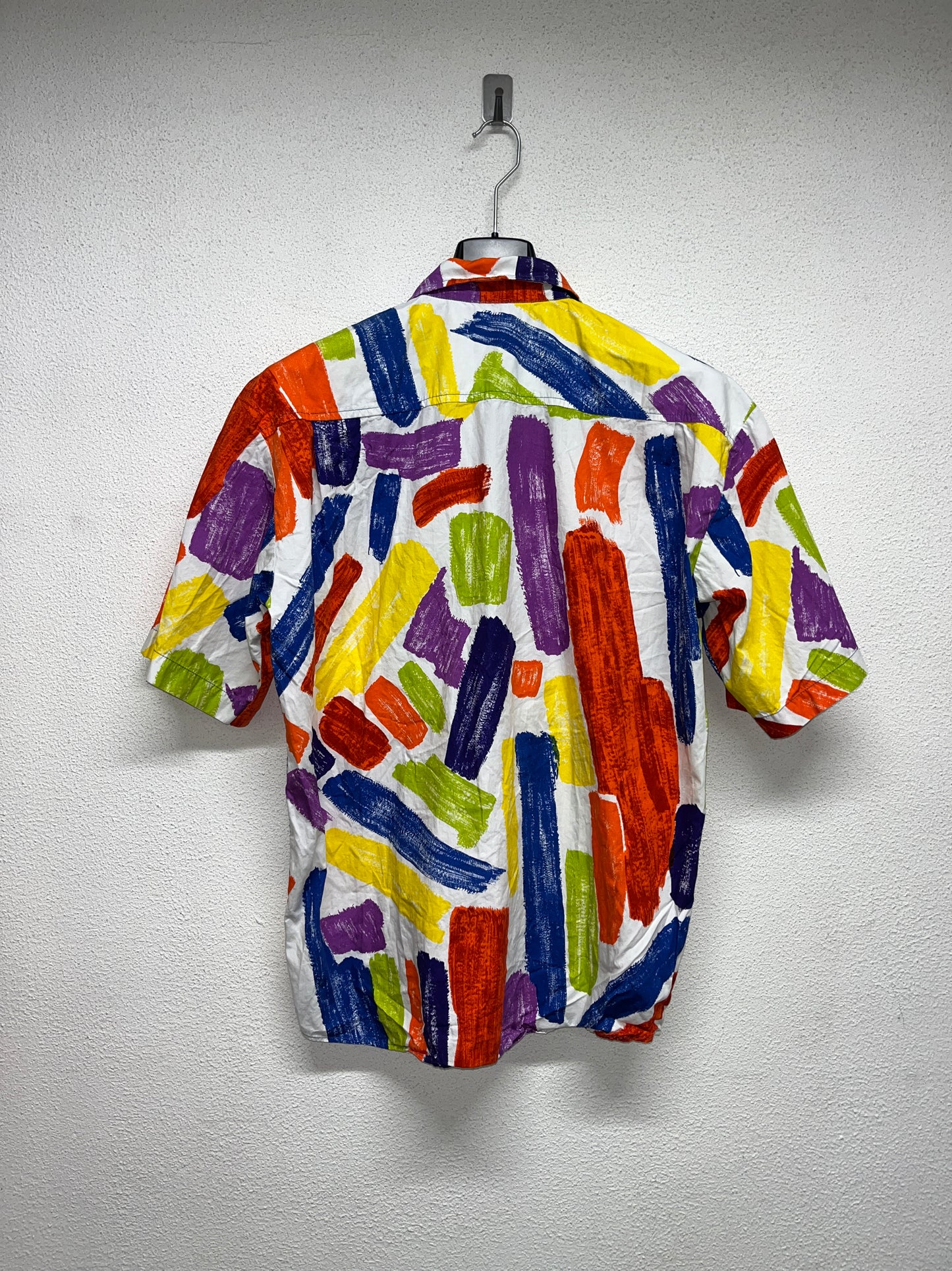 MISSONI short sleeve brush-paint graphic shirt (L)