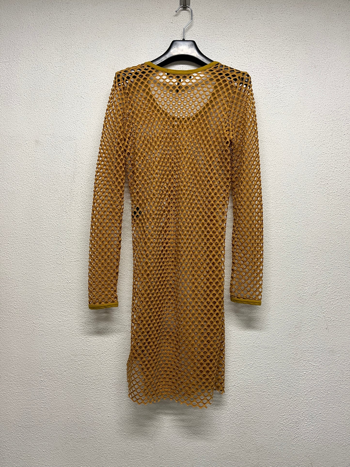 ISABEL MARANT net mustard dress (L)