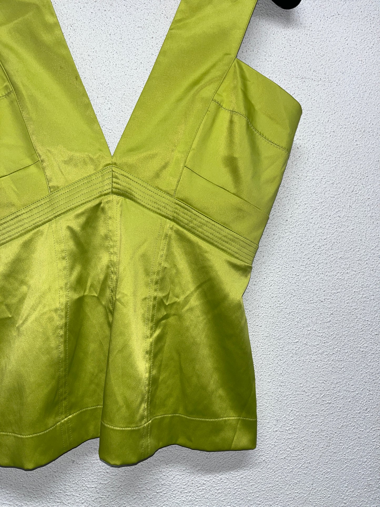 ROBERTO CAVALLI green sleeveless top (L)