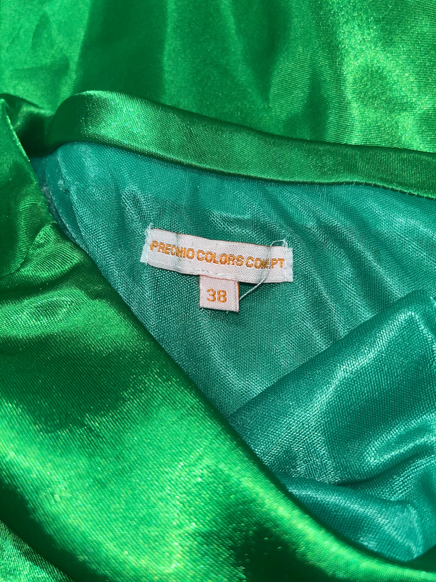 VINTAGE green ruffled skirt (M)