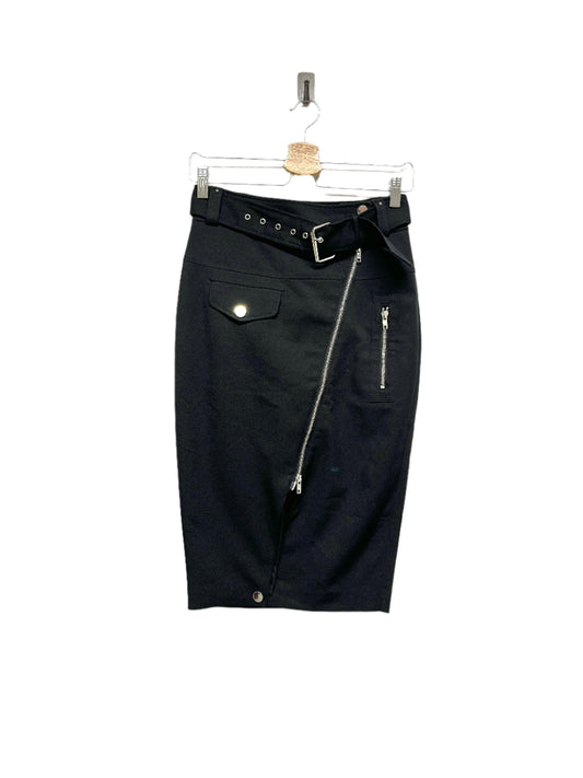 JEAN PAUL GAULTIER belted cargo pencil skirt (XS/S)