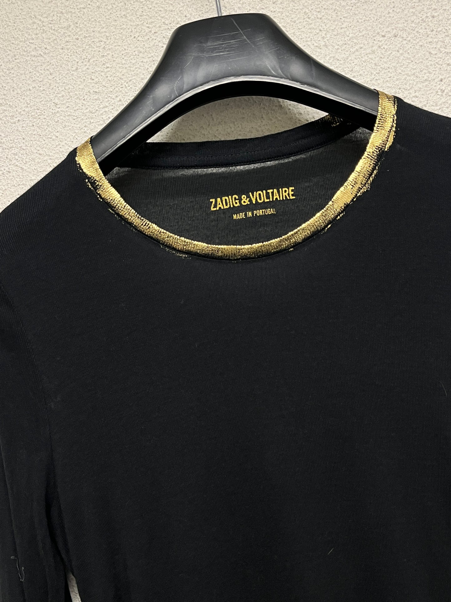 ZADIG & VOLTAIRE see-through stretchy long sleeve (XS)