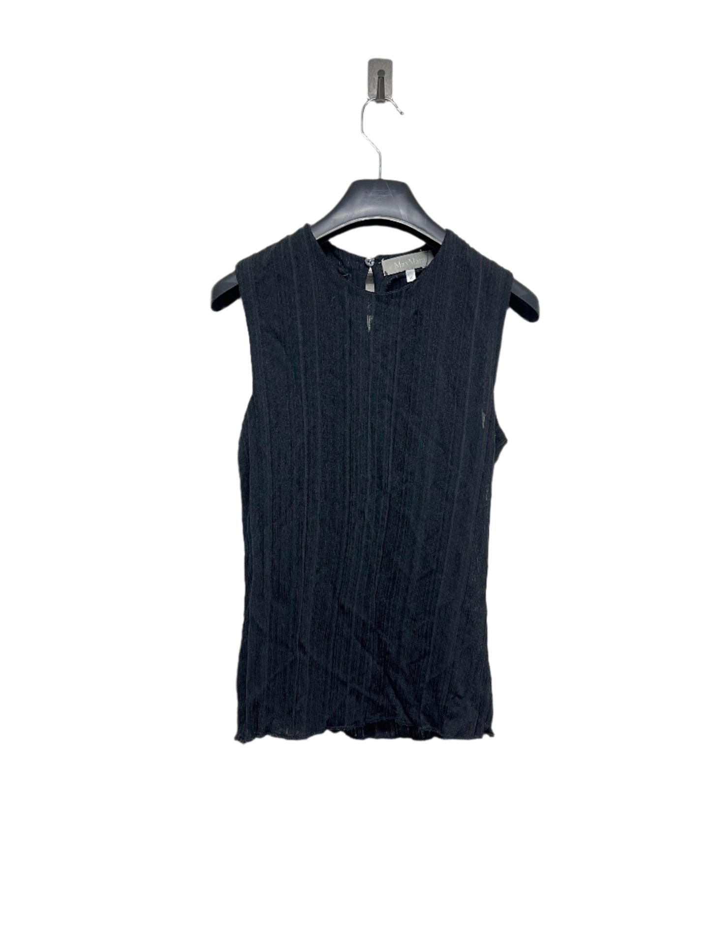 MAX MARA black pleated twin set with maxi skirt (XS)