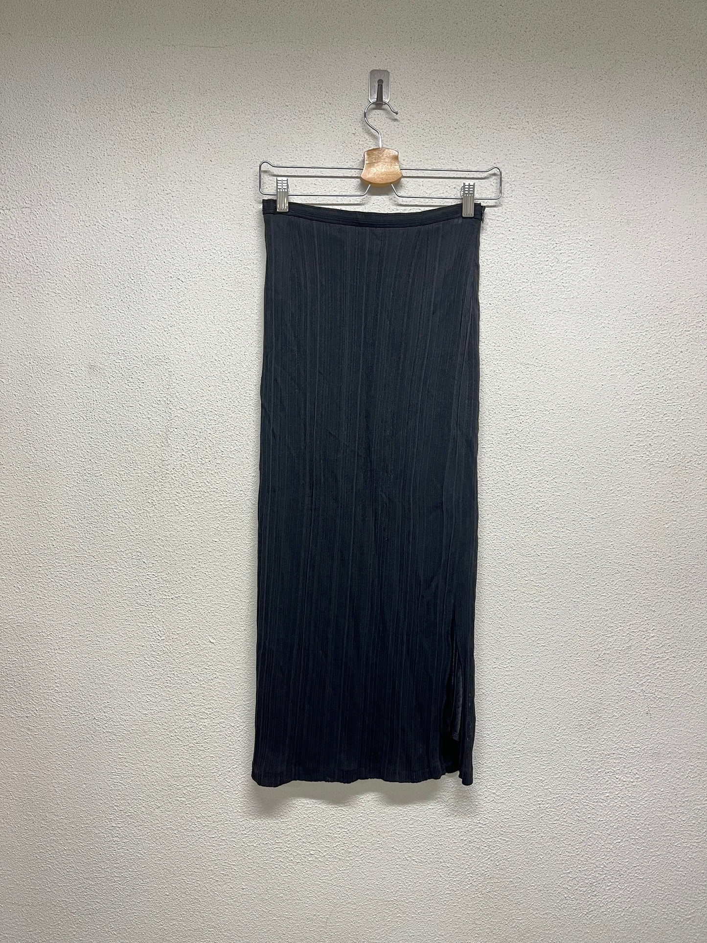 MAX MARA black pleated twin set with maxi skirt (XS)