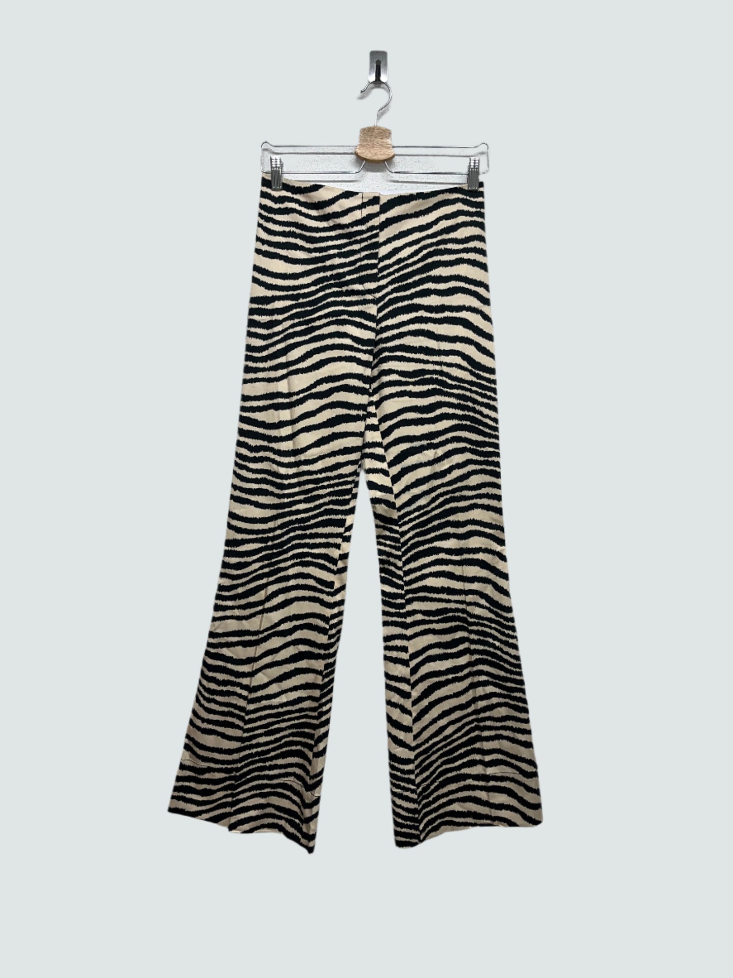 BY MALENE BIRGER zebra print flared trousers (XS)