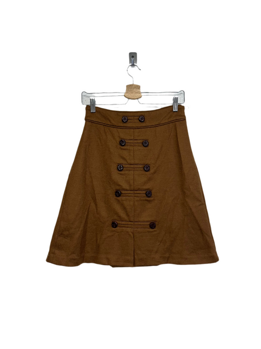 DIANE VON FÜRSTENBERG brown wool skirt (36/S)