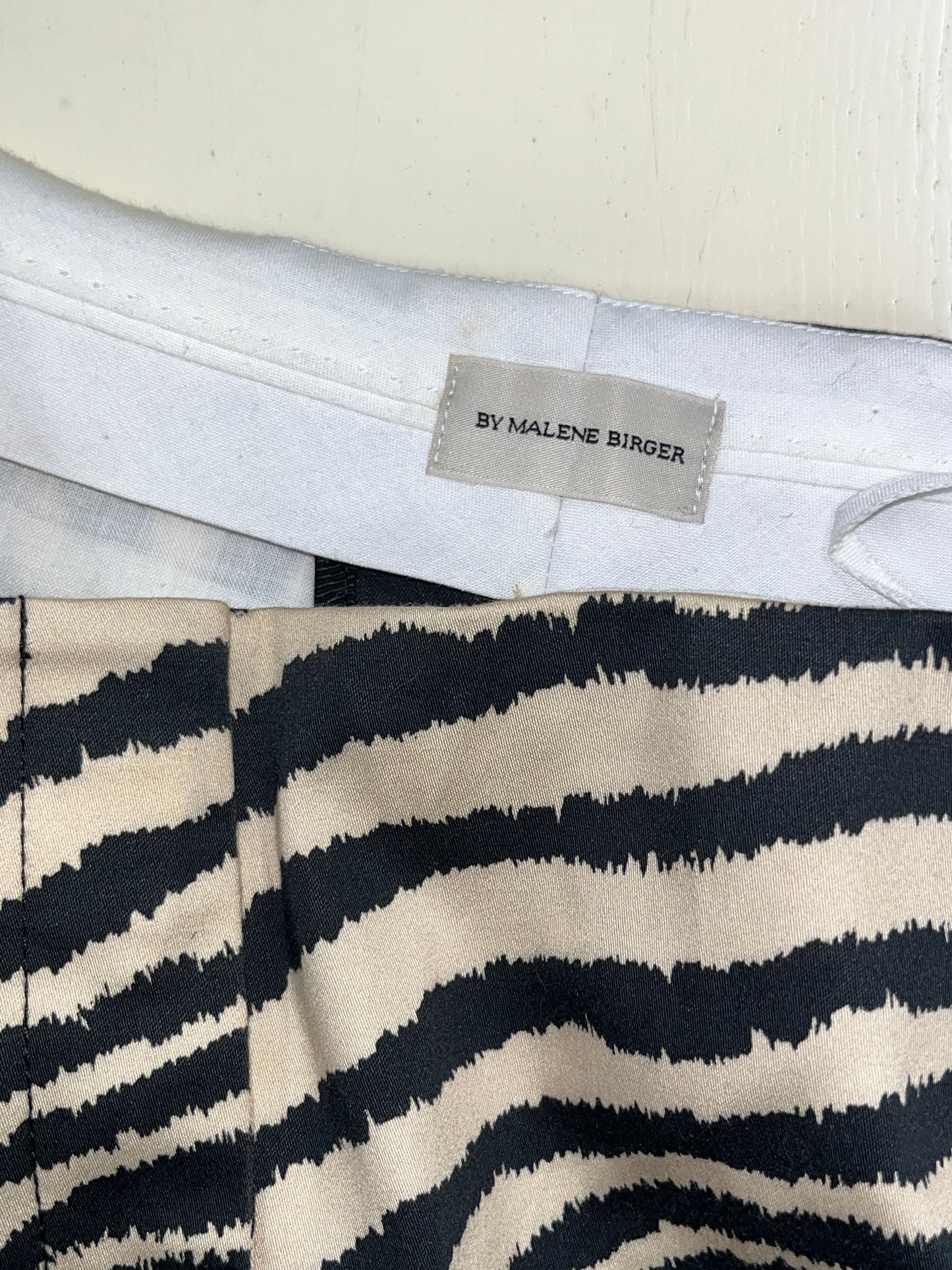 BY MALENE BIRGER zebra print flared trousers (XS)